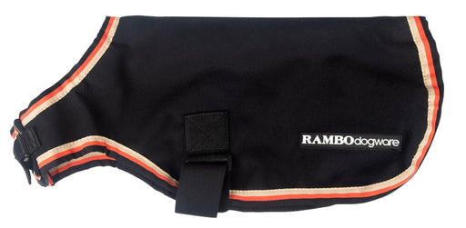 Rambo Waterproof Fleece Dog Coat, Black/Tan - Jeffers - Dog Supplies > Dog Apparel