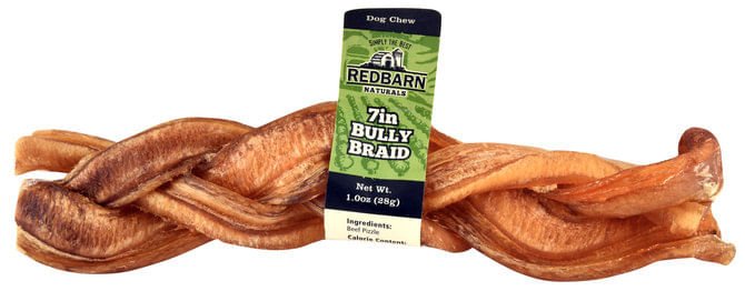 Redbarn 7' Braided Bully Sticks - Jeffers - Dog Supplies > Dog Treats > Bully Sticks