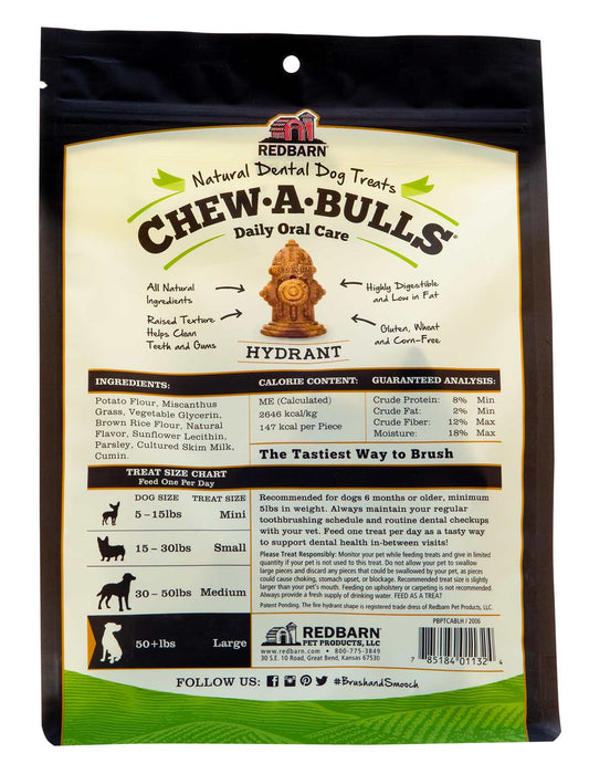 RedBarn Fire Hydrant Chew - A - Bulls Multi - Pack - Jeffers - Animal Health & Wellness > Oral Care