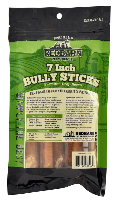 Redbarn Low Odor 7' Bully Sticks - Jeffers - Dog Supplies > Dog Treats > Bully Sticks