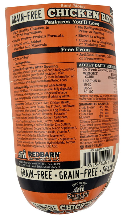 Redbarn Naturals Grain - Free Chicken Recipe Dog Food Roll, 3 lb - Jeffers - Dog Supplies > Dog Food > Wet Dog Food