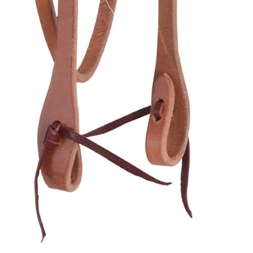 Reinsman Hermann Oak Slide Ear Headstall with Throatlatch, Full