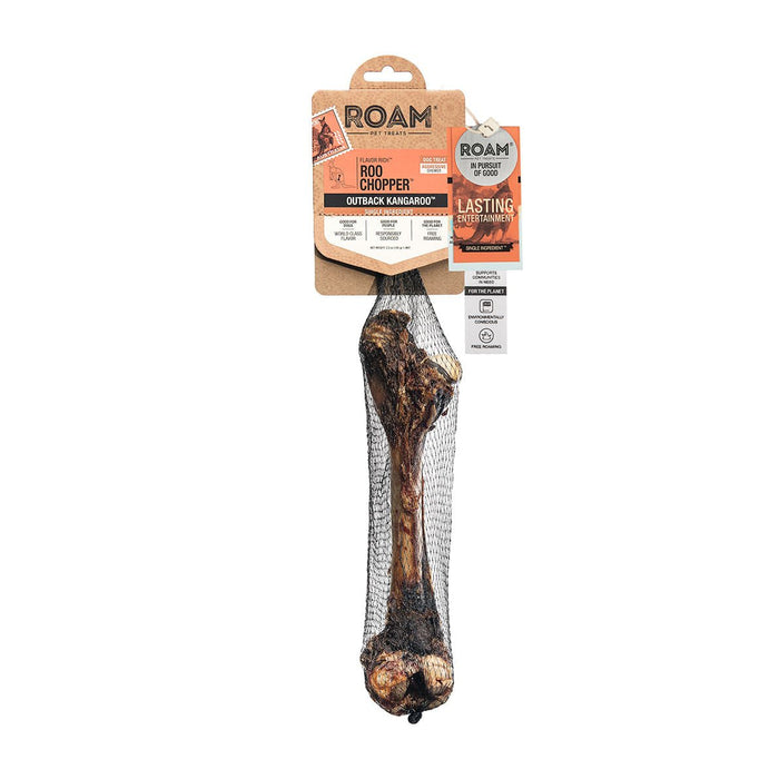 Roam Dog Treats, Large Roo Chopper, Kangaroo Femur - Jeffers - Dog Supplies > Dog Treats > Bones