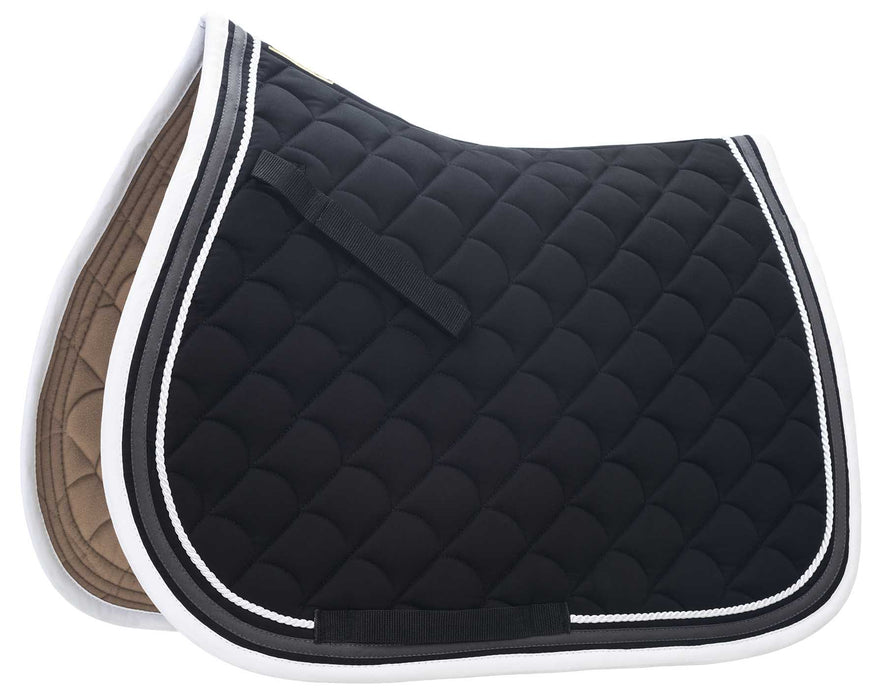 Roma All - Purpose Crescent English Saddle Pad - Jeffers - Horse Supplies > Horse Tack > Saddle Pads & Blankets