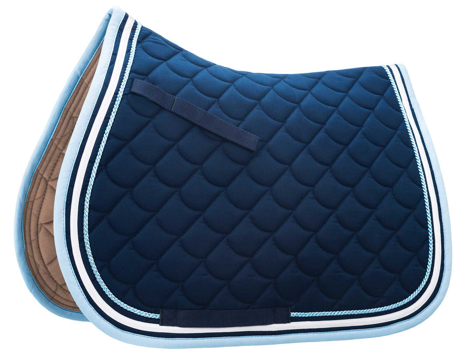 Roma All - Purpose Crescent English Saddle Pad - Jeffers - Horse Supplies > Horse Tack > Saddle Pads & Blankets