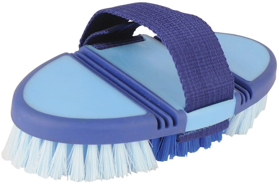 Roma Soft Grip Flex Body Brush - Jeffers - Horse Supplies > Horse Grooming