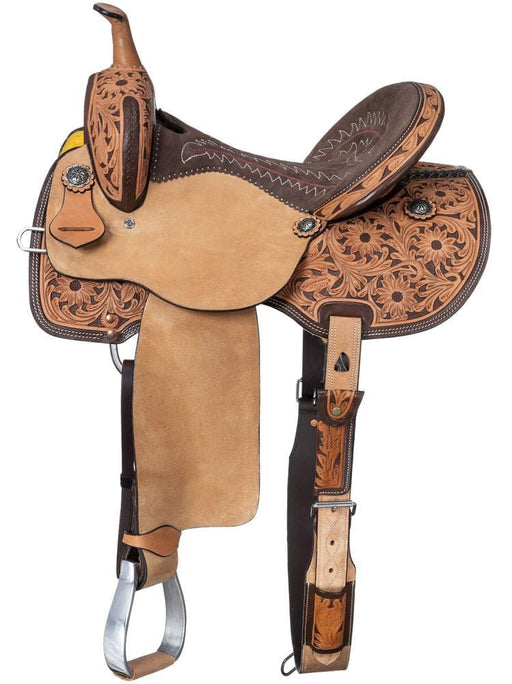 Royal King Light Oil Hawley Barrel Saddle Package - Jeffers - Horse Supplies > Horse Tack > Saddles