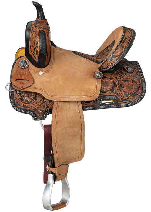 Royal King Youth Dublin Barrel Saddle - Jeffers - Horse Supplies > Horse Tack > Saddles