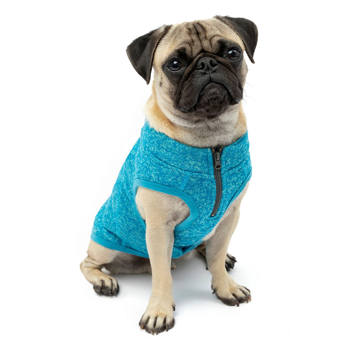 Kurgo K9 Core Sweater - Heather Blue Small 