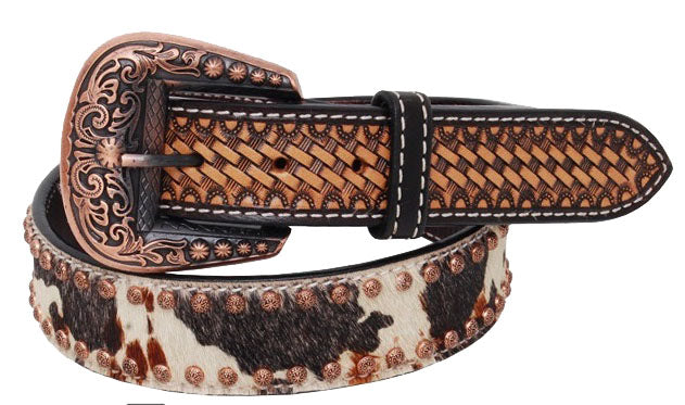 Rafter T Peppered Hide Ladies Belt