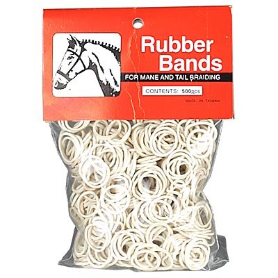 Rubber Braiding Bands for Horse Mane & Tail Braiding (pack of 500) - Jeffers - Horse Supplies > Horse Grooming