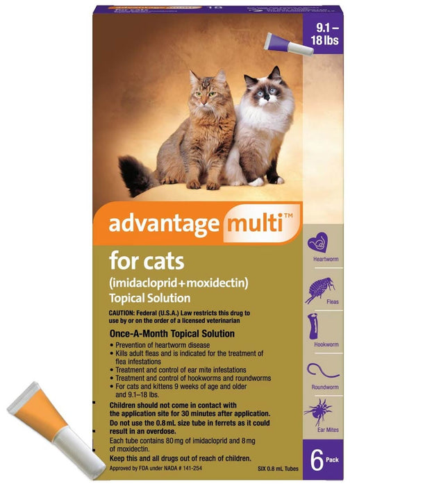 Rx Advantage Multi for Cats - Jeffers - Animal Health & Wellness > Flea & Tick Control