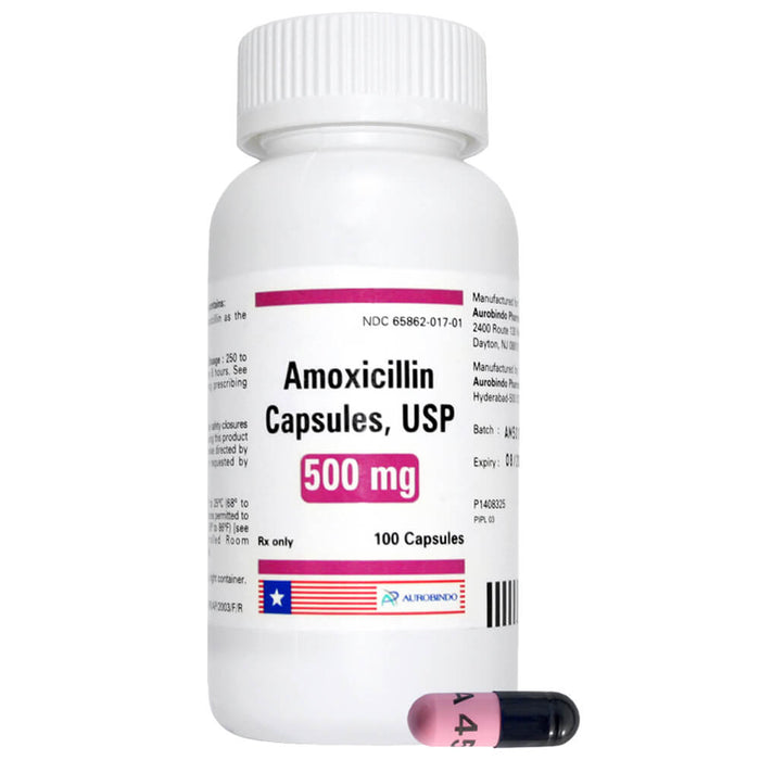 Rx Amoxicillin Capsules - Jeffers - Animal Health & Wellness > Medicine