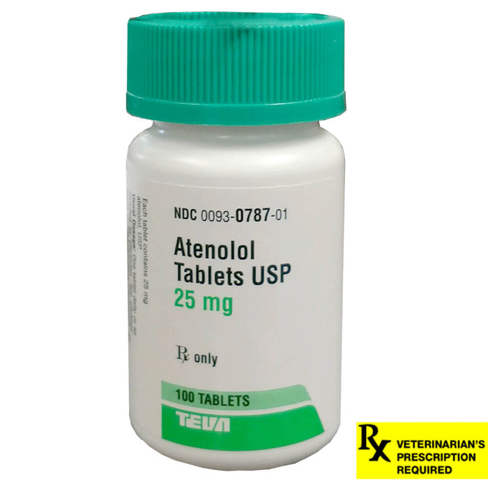 Rx Atenolol, 25mg x 100 Tablets - Jeffers - Animal Health & Wellness > Medicine