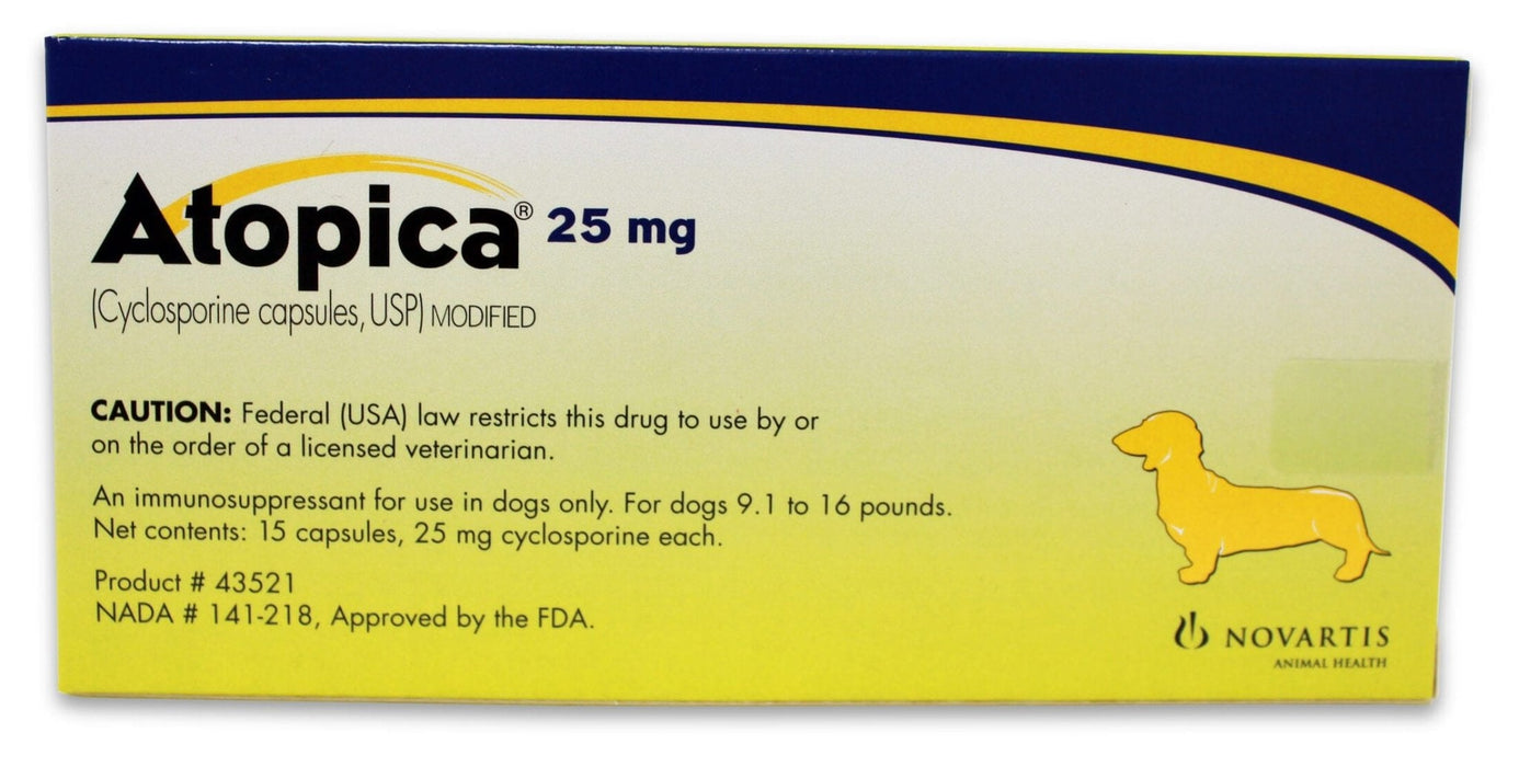 Rx Atopica for Dogs - Jeffers - Animal Health & Wellness > Medicine