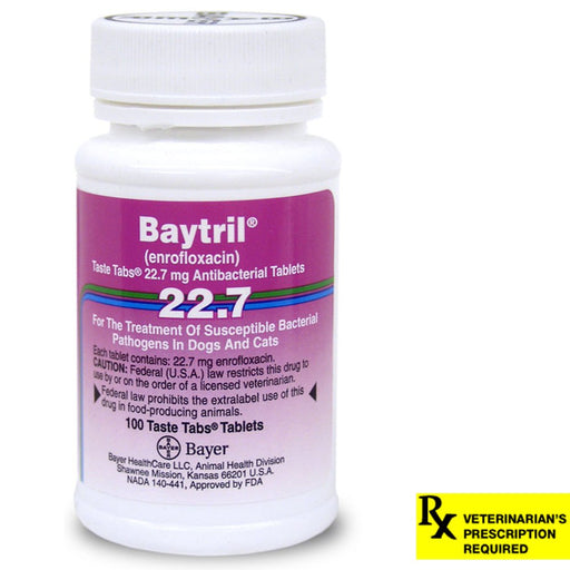 Rx Baytril Coated Tablets - Jeffers - Animal Health & Wellness > Medicine