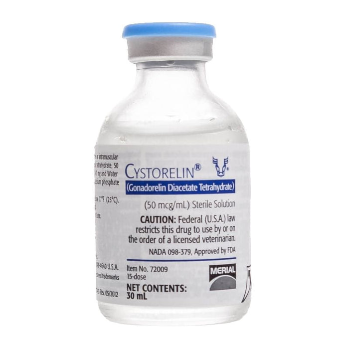 Rx Cystorelin Solution Vial - Jeffers - Animal Health & Wellness > Medicine