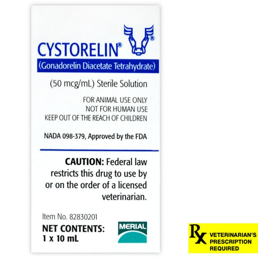 Rx Cystorelin Solution Vial - Jeffers - Animal Health & Wellness > Medicine