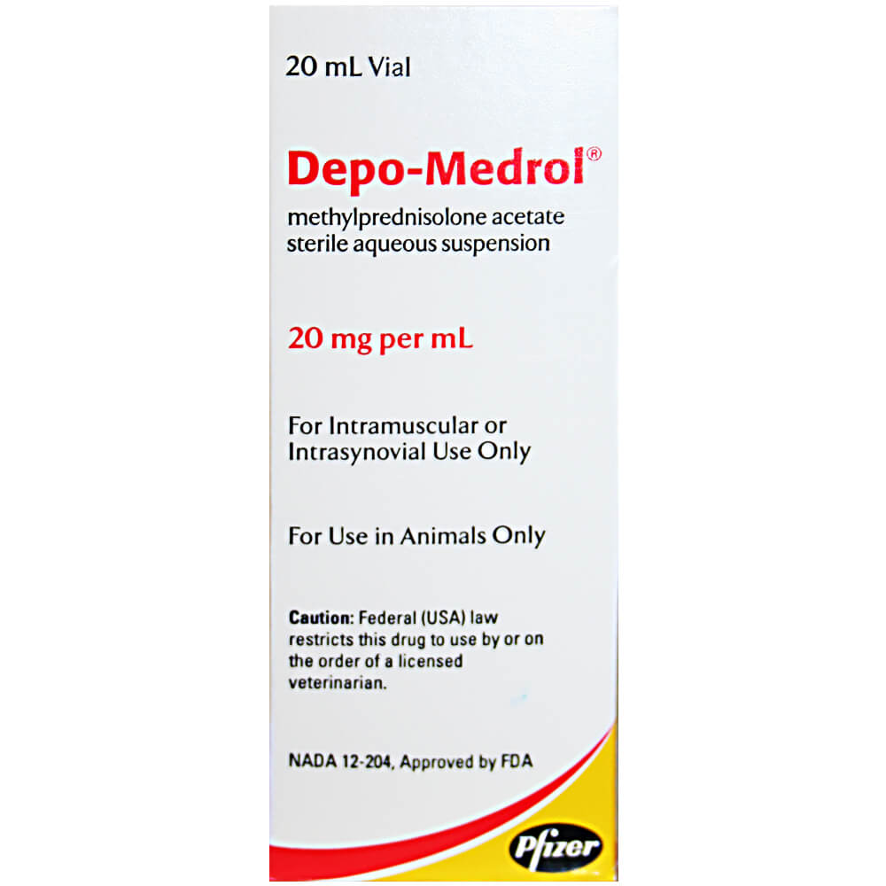 Rx Depo - Medrol Injection - Jeffers - Animal Health & Wellness > Medicine