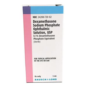 Rx Dexamethasone Ophthalmic Solution 0.1%, 5 mL - Jeffers - Animal Health & Wellness > Medicine