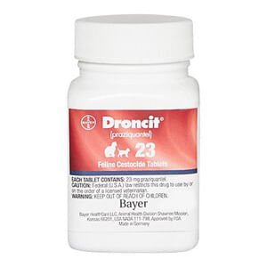 Rx Droncit for Cats, 23 mg Tablets - Jeffers - Animal Health & Wellness > Medicine