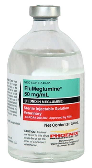 RX FluMeglumine 50 mg/ml x 250 ml - Jeffers - Animal Health & Wellness > Medicine