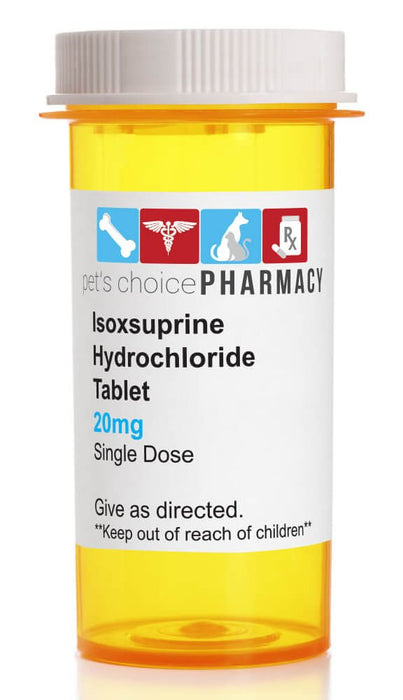 Rx Isoxsuprine Hydrochloride Tablets - Jeffers - Animal Health & Wellness > Medicine