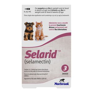 Rx Selarid, 0 - 5 lb Canine/Feline, 3 Month - Jeffers - Animal Health & Wellness > Medicine