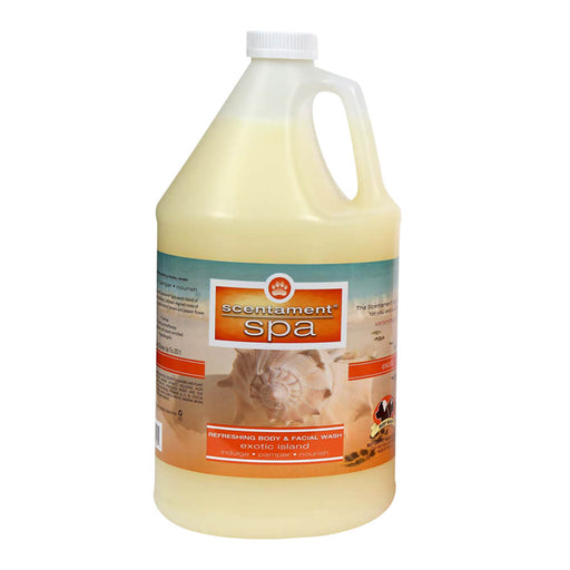 Scentament Spa Exotic Island Facial & Body Wash, Gallon - Jeffers - Animal & Pet Supplies > Pet Grooming > Pet Shampoo & Conditioner