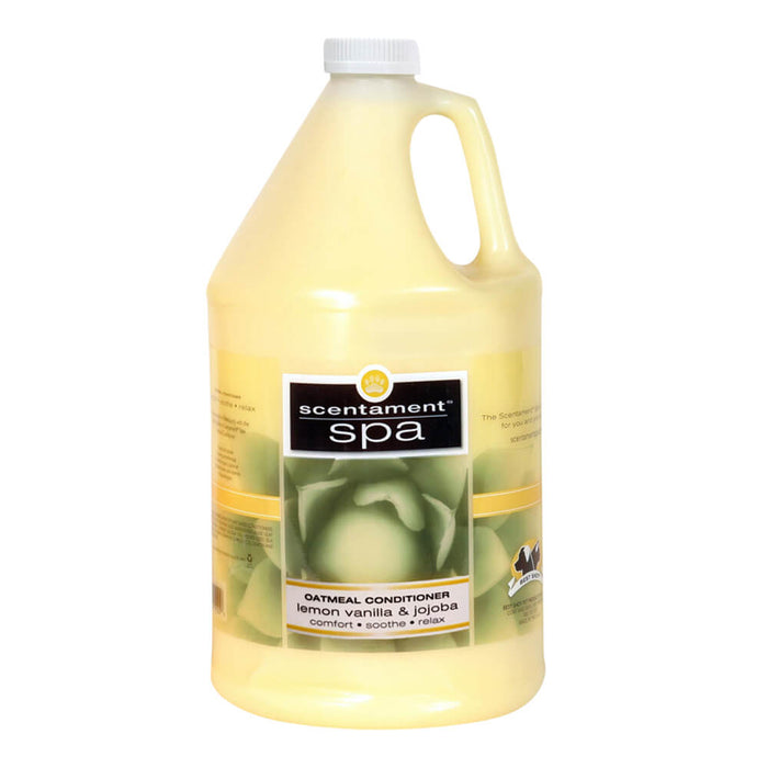 Scentament Spa Lemon Vanilla Oatmeal Conditioner, Gallon - Jeffers - Animal & Pet Supplies > Pet Grooming > Pet Shampoo & Conditioner