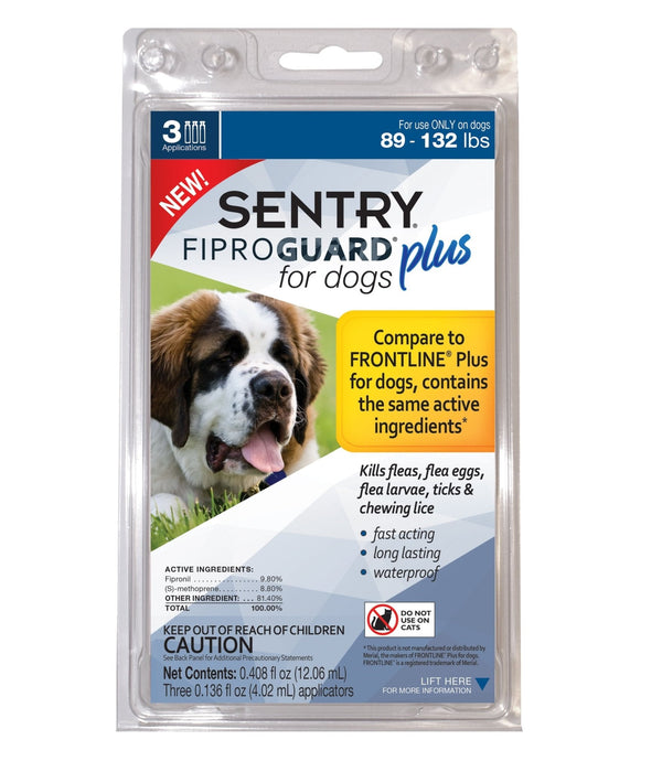 SENTRY Fiproguard Plus for Dogs, 3 Pack - Jeffers - Animal Health & Wellness > Flea & Tick Control