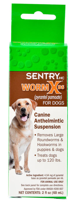 Sentry HC WormX DS Liquid, 2 oz - Jeffers - Animal Health & Wellness > Medicine