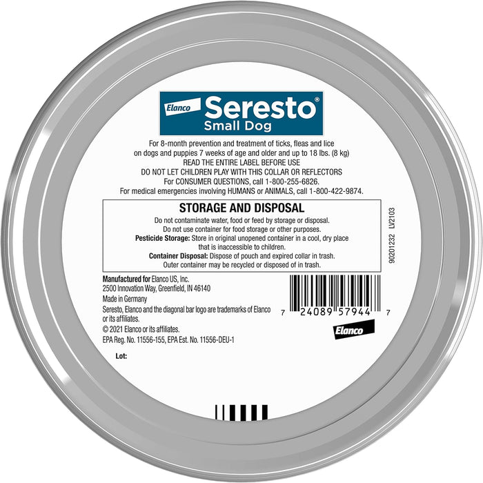 Seresto Flea and Tick Dog Collars - Jeffers - Animal Health & Wellness > Flea & Tick Control