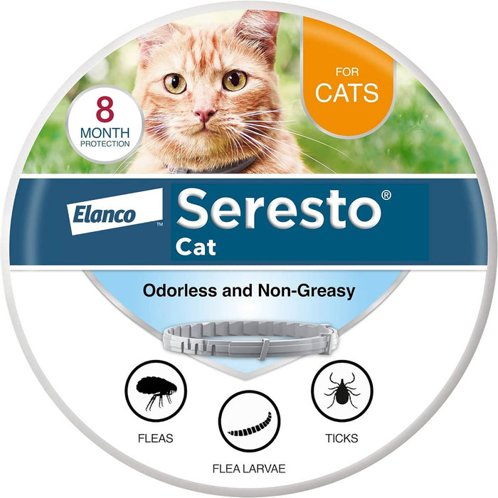 Seresto Flea & Tick Collar for Cats - Jeffers - Animal Health & Wellness > Flea & Tick Control