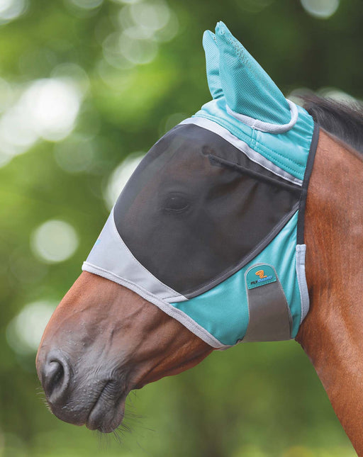 Shires De Luxe Fly Mask w/Ears - Jeffers - Horse Supplies > Horse Fly Masks