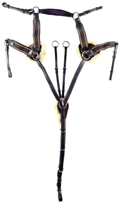 Shires Five Point Breastplate - Jeffers - Horse Supplies > Horse Tack > Breastplates & Martingales