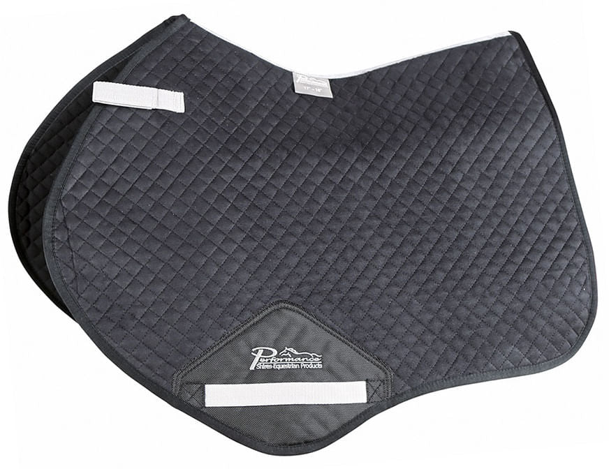 Shires Performance Suede Jumping Saddle Pad - Jeffers - Horse Supplies > Horse Tack > Saddle Pads & Blankets