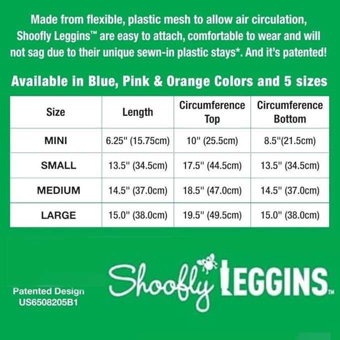 ShooFly Leggins for Horses, 4 - pack - Jeffers - Horse Supplies > Horse Boots & Leg Wraps