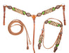 Showman Cactus & Cheetah Tack Set - Jeffers - Horse Supplies > Horse Tack > Tack Sets