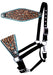 Showman Cheetah & Rhinestone Bronc Halter - Jeffers - Horse Supplies > Horse Tack > Horse Halters