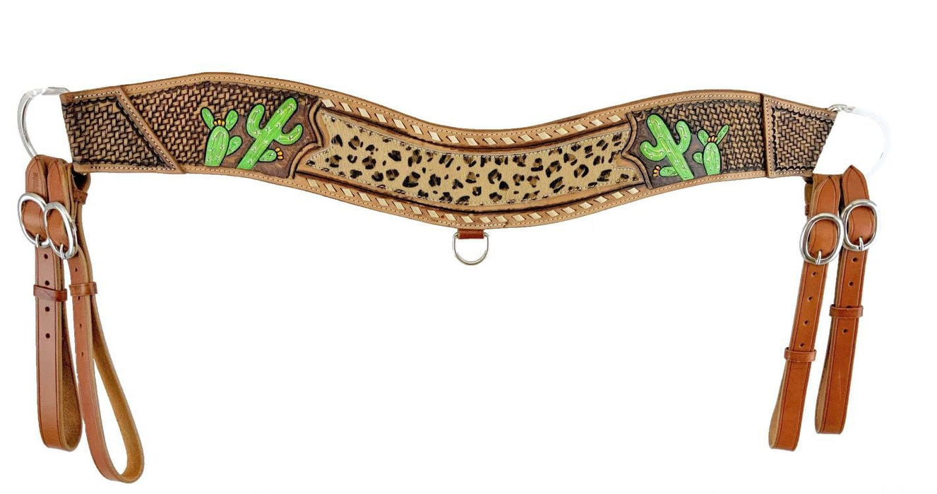 Showman Hand Painted Cactus Tripping Collar - Jeffers - Horse Supplies > Horse Tack > Tack Sets