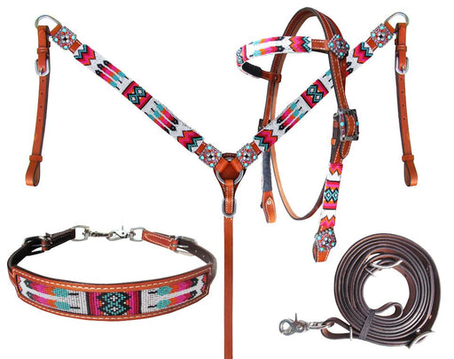 Showman 'Shawnee' Tack Set - Jeffers - Horse Supplies > Horse Tack > Tack Sets