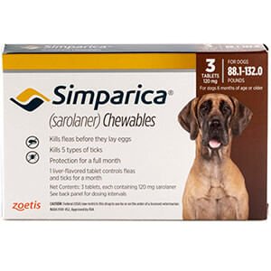 Simparica Chewable Tablets - Jeffers - Animal Health & Wellness > Flea & Tick Control