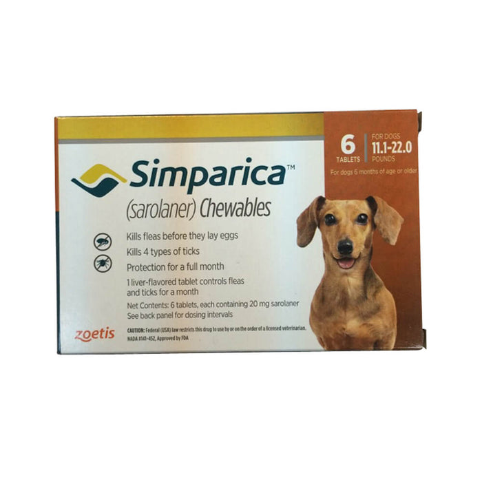 Simparica Chewable Tablets - Jeffers - Animal Health & Wellness > Flea & Tick Control