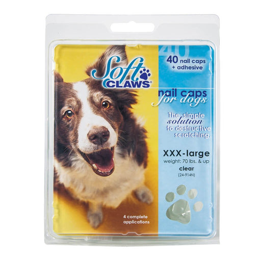 Soft Claws Nail Caps for Dogs, 40 ct - Jeffers - Animal & Pet Supplies > Pet Grooming > Pet Nail & Pad Care