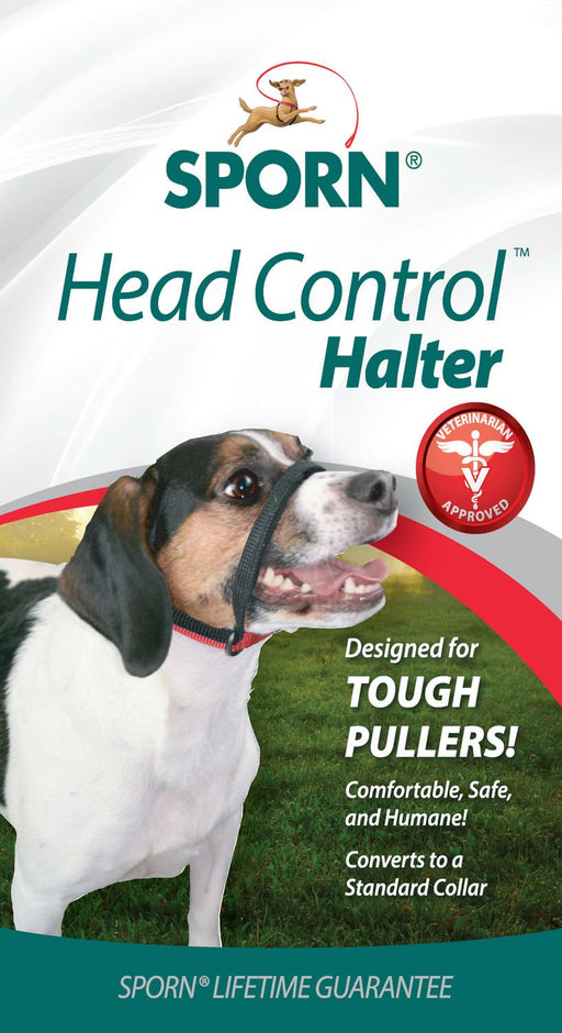 Sporn Head Halter, Black - Jeffers - Dog Supplies > Dog Apparel > Dog Collars, Harnesses, & Leashes