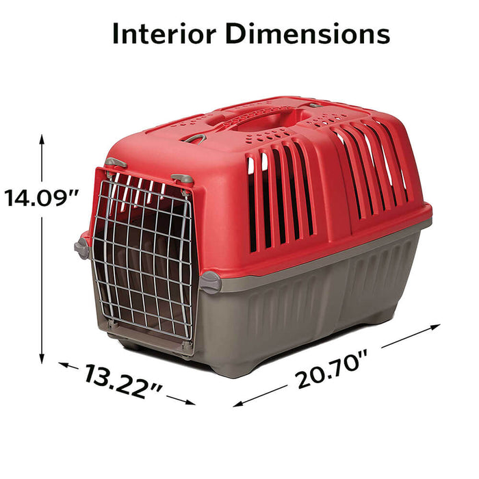 Spree Pet Carrier for Small Dogs and Cats, Red, 22' - Jeffers - Animal & Pet Supplies > Pet Carriers & Crates