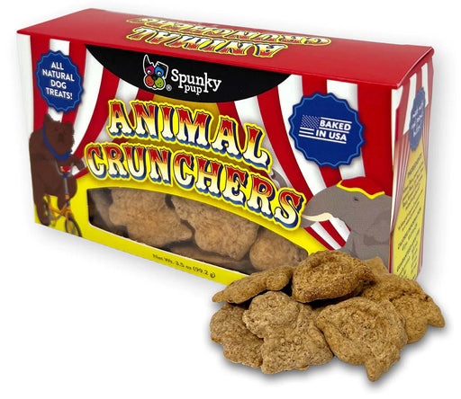 Spunky Pup Animal Crunchers, Peanut Butter - Jeffers - Dog Supplies > Dog Treats > Biscuits & Baked Treats