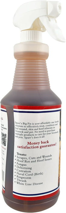 Spurr's Big Fix Antiseptic Livestock Spray - Jeffers - Animal Health & Wellness > Medical Supplies