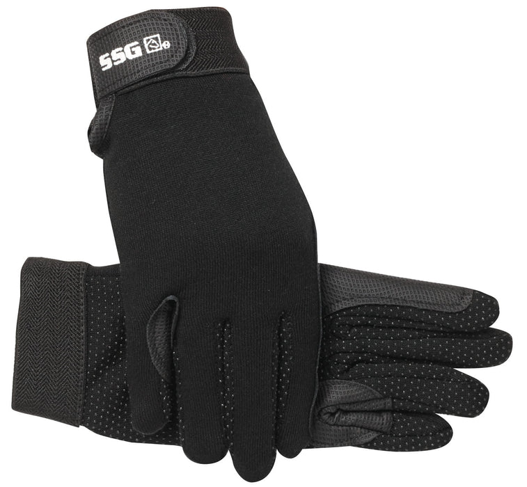 SSG Winter Gripper Glove, Black - Jeffers - Horse Supplies > Riding Apparel & Accessories